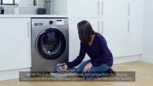 تمیز کردن فیلتر ماشین لباسشویی