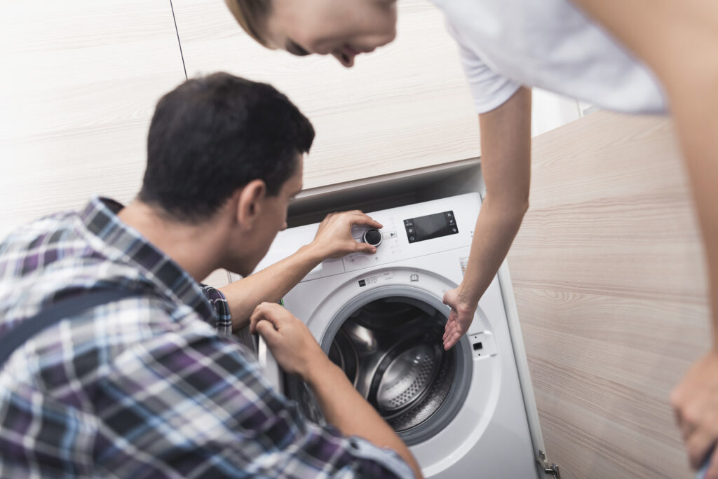 آبگیری نکردن ماشین لباسشویی